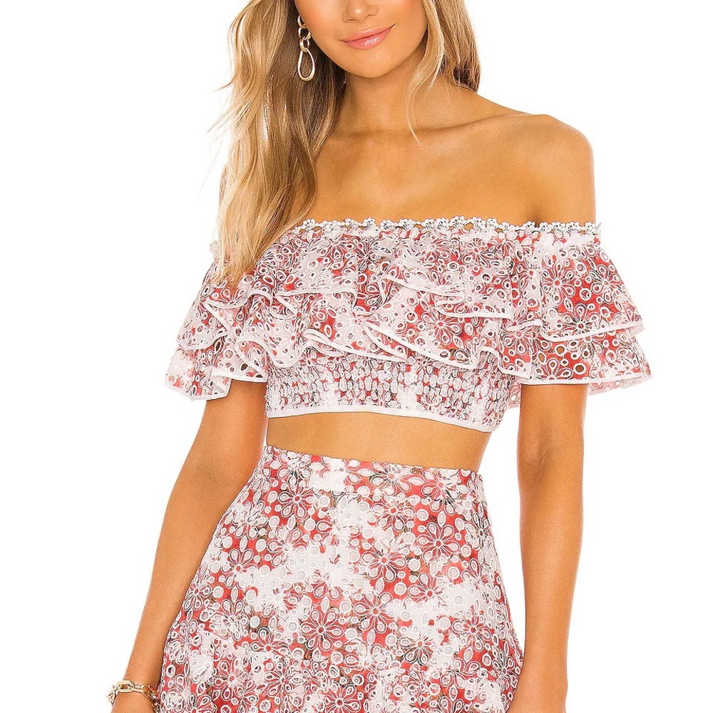 Chair Ruiz Ibiza Barbara Top in Persian Red